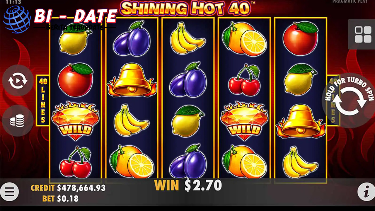 Free Spin Seru dan Hadiah Besar Menanti di Slot Shining Hot 40!