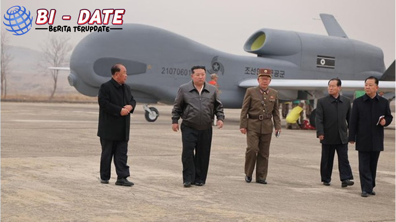Korea Utara Uji Coba Drone Bunuh Diri, Kim Jong-un Awasi!