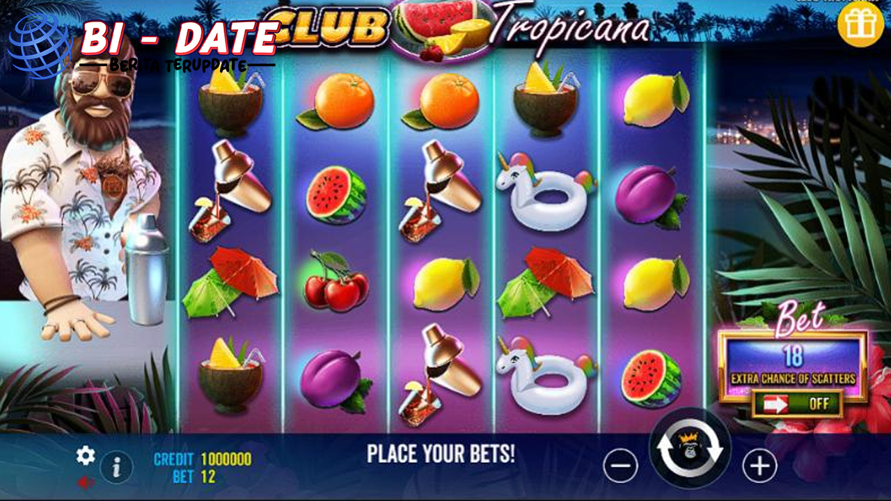 Slot Rtp8000 Hadirkan Club Tropicana yang Ceria Banget!