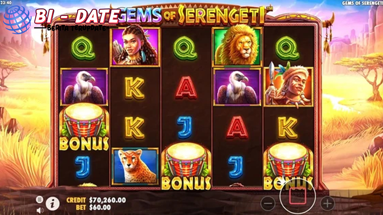 Permainan Slot Online Gems of Serengeti Daftar di Cnnslot!