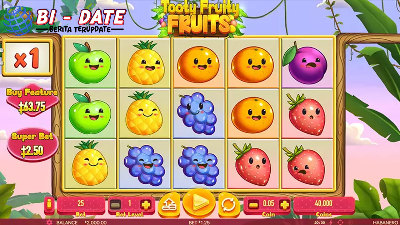 Tooty Fruity Fruits Keseruan Slot Resmi Anti-Mainstream!