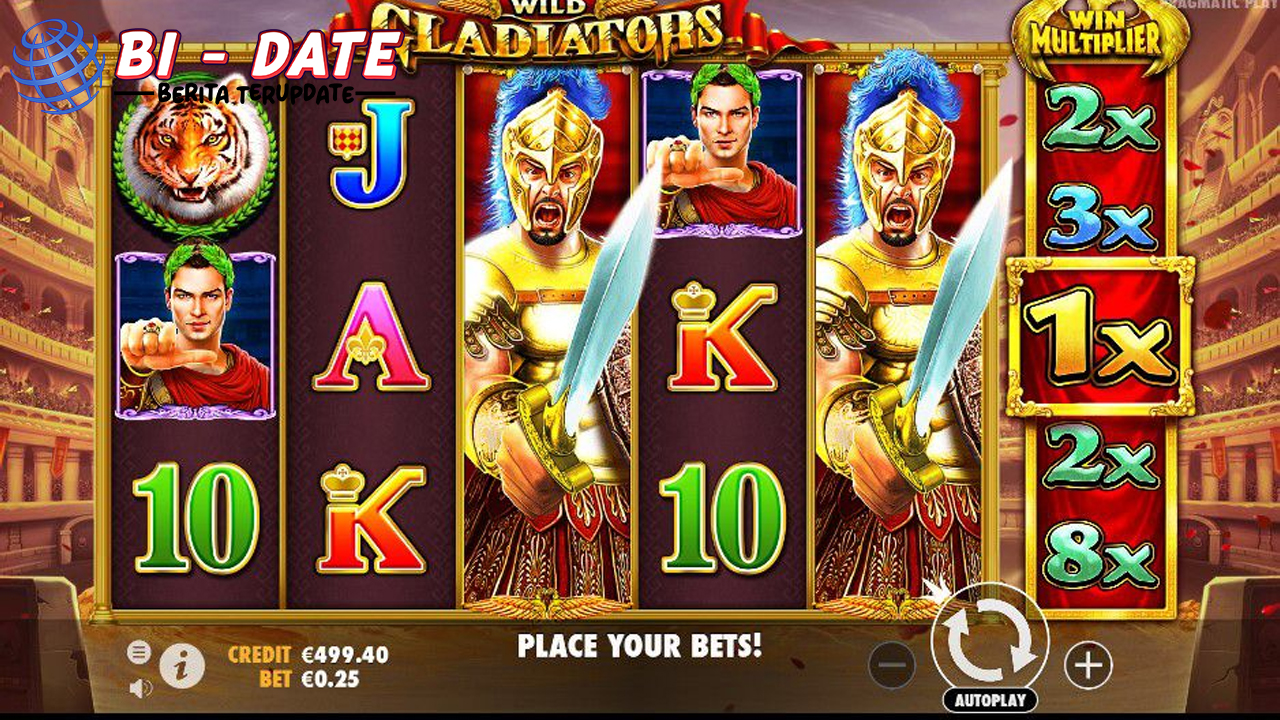 Wild Gladiator Tayang Seru di Rtp8000 Slot Pulsa Hari Ini!