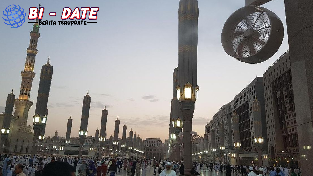 Panas 43 Derajat di Masjidil Haram? Kipas Embun Solusinya!