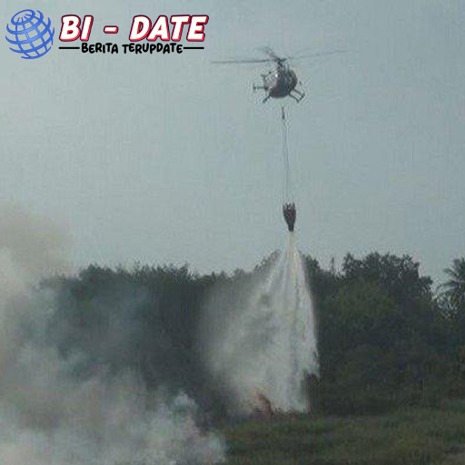 Rokan Hulu Korban Terbakar, 2 Heli Water Bombing Turun!