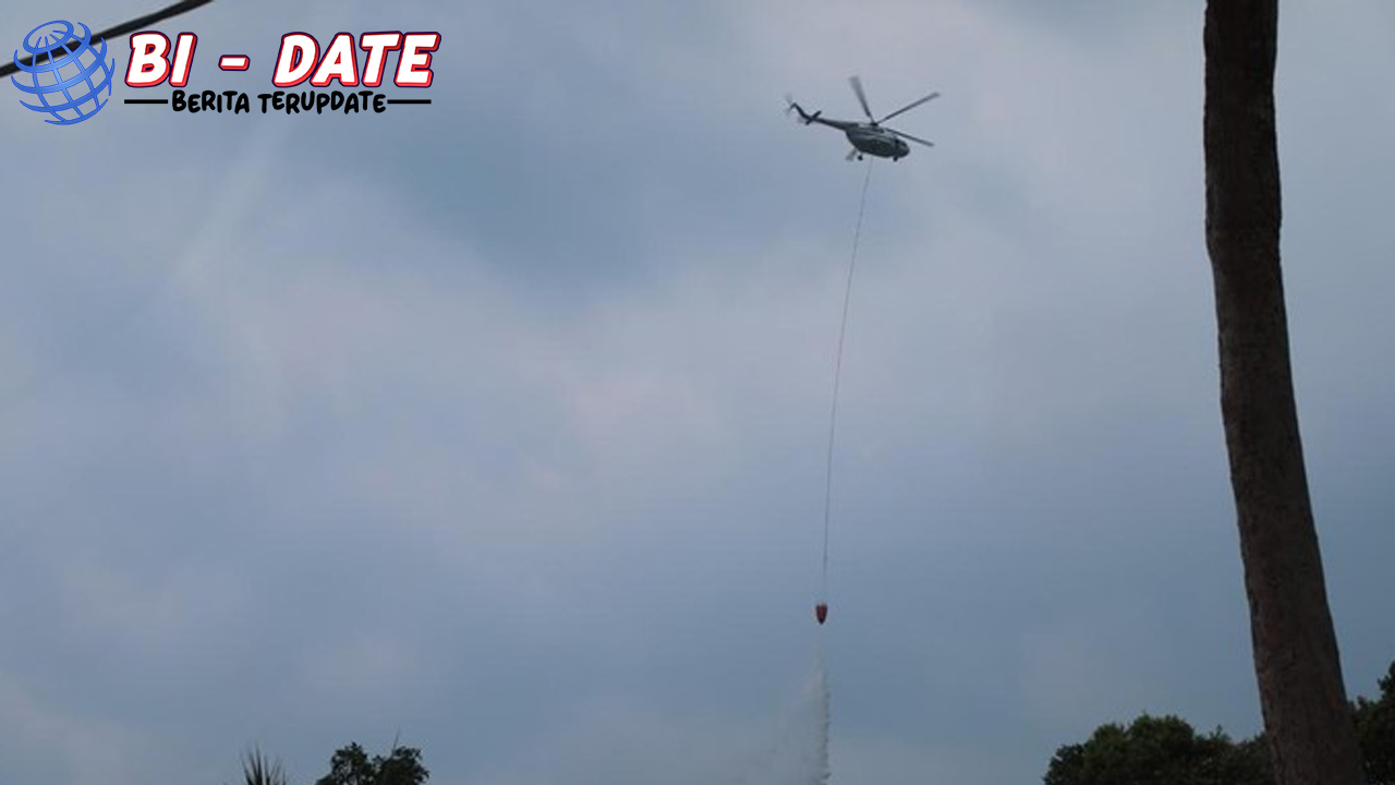 Rokan Hulu Korban Terbakar, 2 Heli Water Bombing Turun!