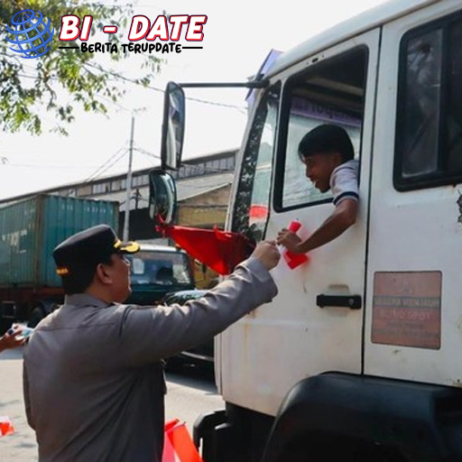 Polres Priok Rayakan baru HUT RI 80 dengan Bendera