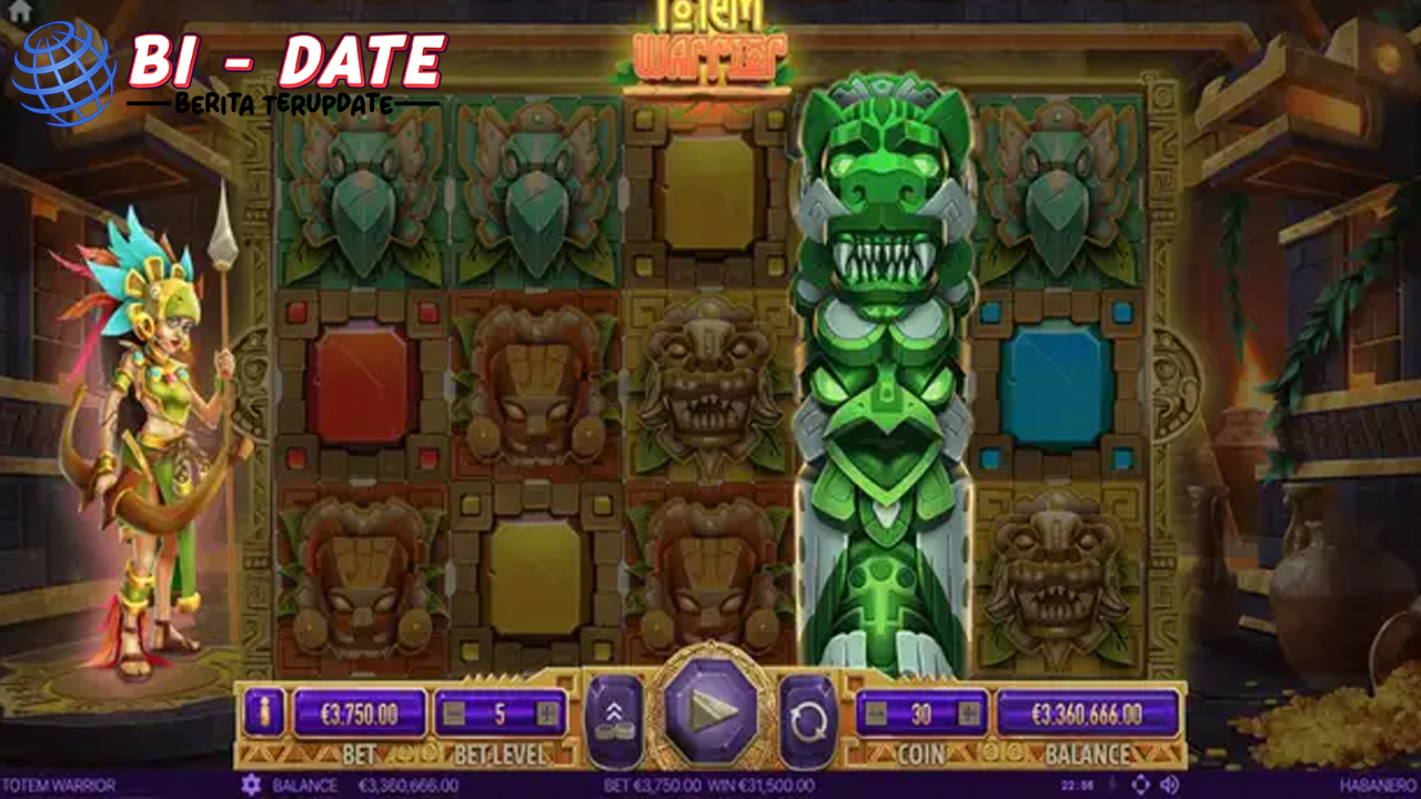 Totem Warrior 4 Simbol Kekayaan Cnnslot yang Hidup