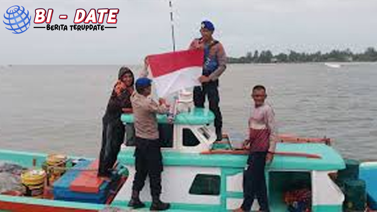 Polres Priok Rayakan baru HUT RI 80 dengan Bendera