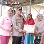 Polres Rohil Aksi Sosial 60 Sembako Korban Dhuafa