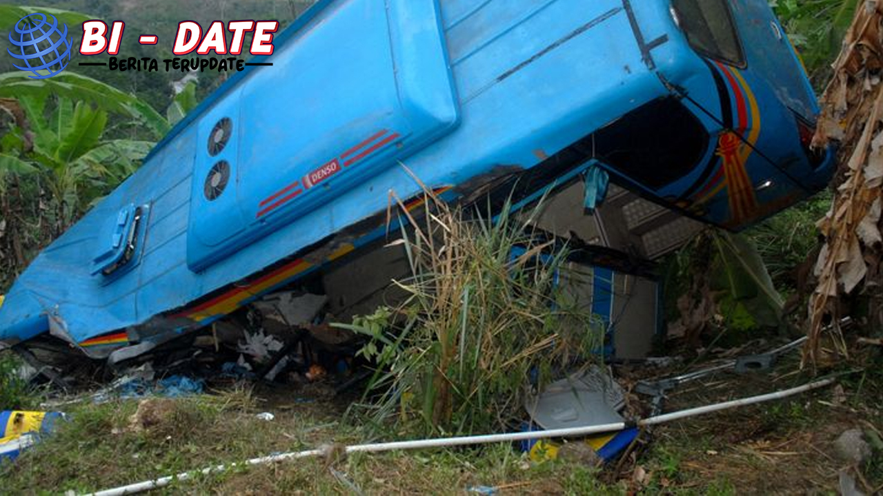 Bus Pengantin Masuk Jurang, 2 Nyawa Melayang