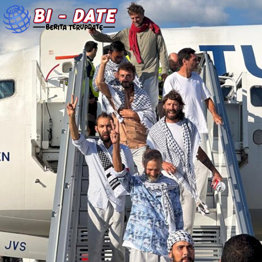 Aktivis Sumud Tiba di Madrid 1 Ditahan Israel