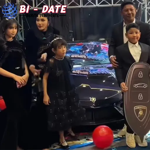 Bocah 9 Tahun Ini Viral Baru Dapat Lamborghini Ultah