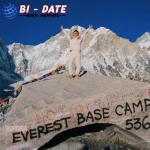 Potret Angela Gilsha Saat baru di 1 Everest Base Camp