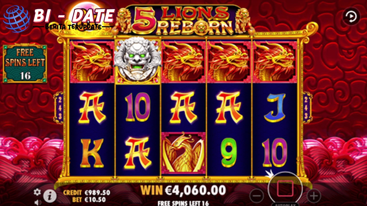 5 Lions Reborn Peran RNG dan Spektakuler