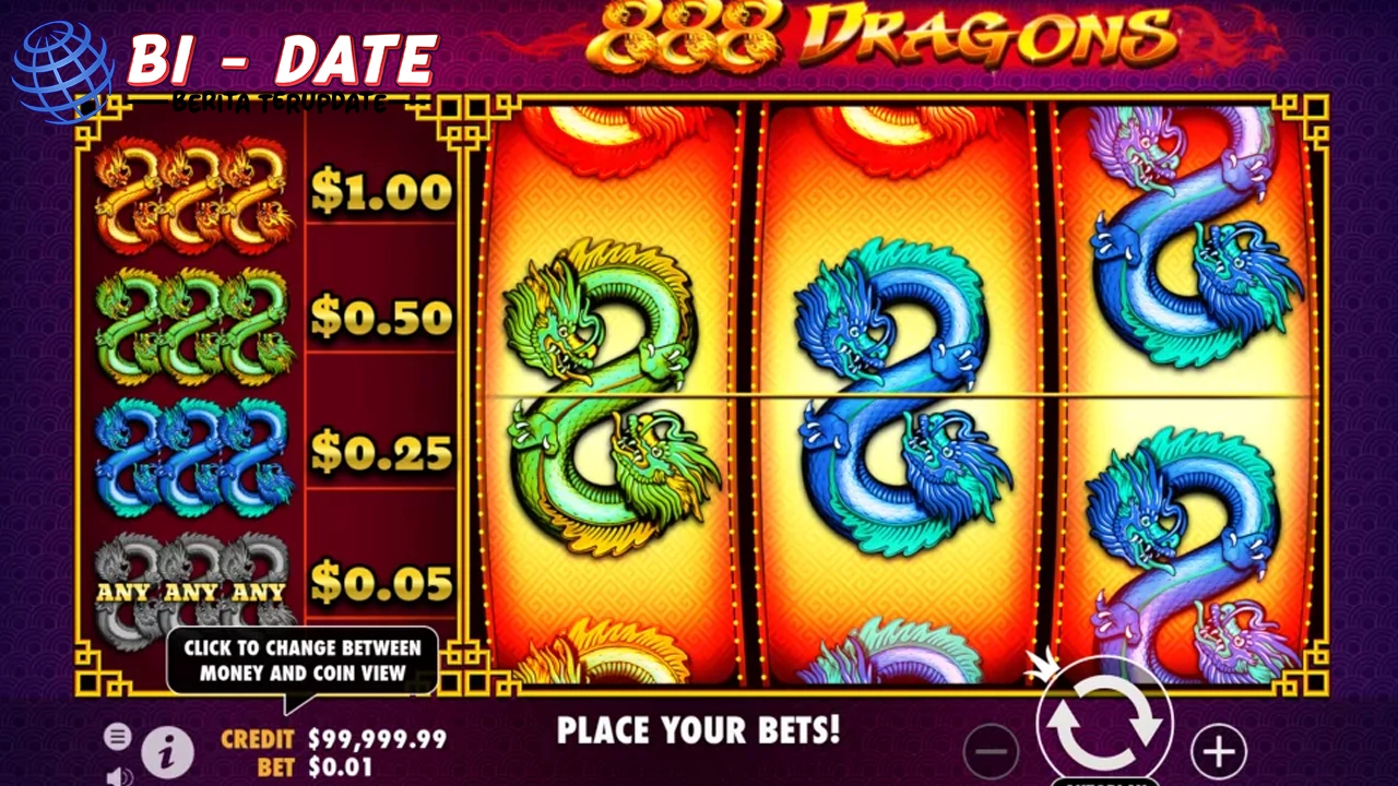 888 Dragons Tampilan Indah Paling Keren Abis!